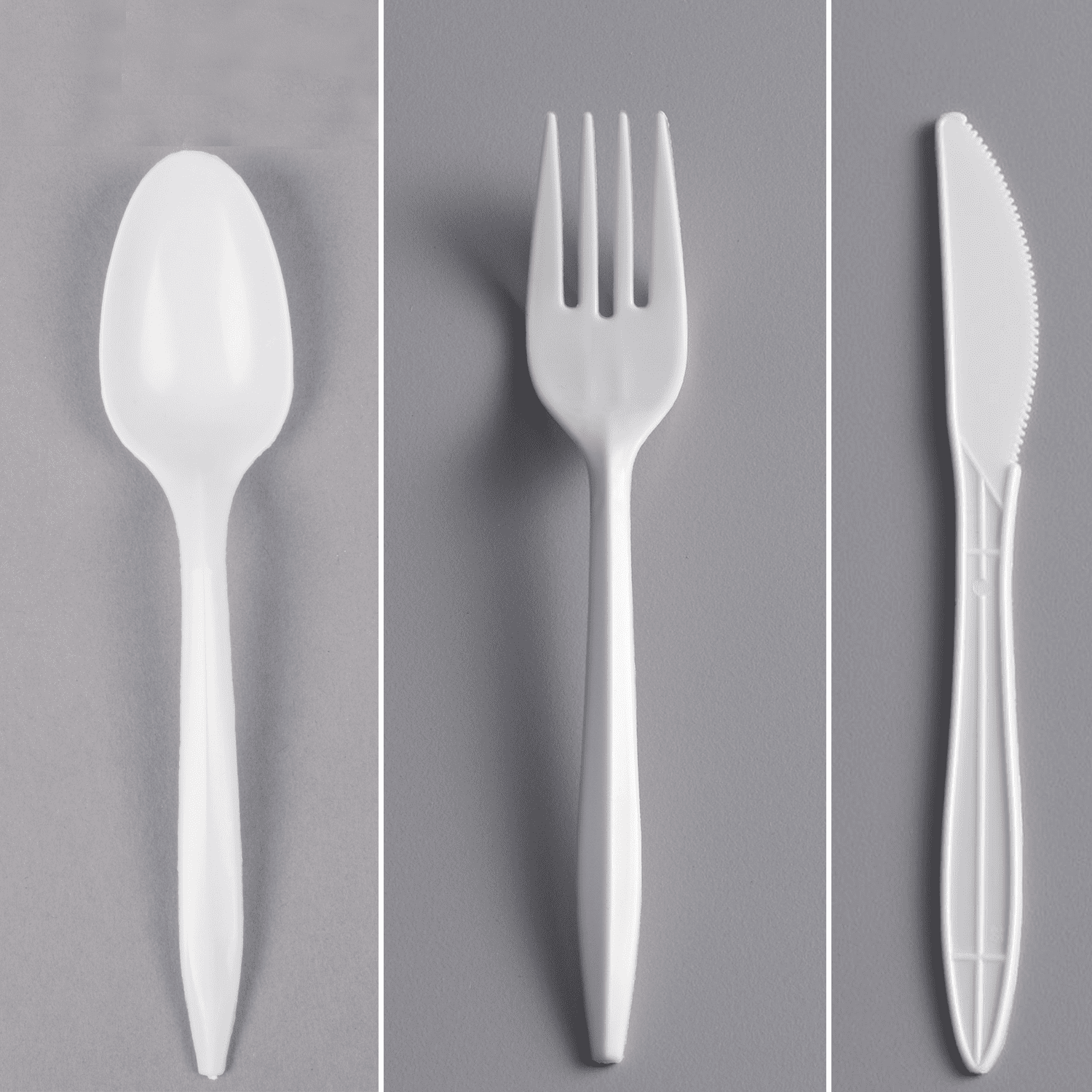 White Disposable Premium Cutlery-Knife Fork Spoon 100-1000 Buffet Catering Event 
