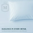 thumbnail image 5 of Máulli Collection 100% Cotton Pillowcases Standard / Queen Size Set of 2 - 400 Thread Count Cotton Pillowcases, Soft Cool Sateen Weave Pillow Cases for Sleeping, Set of 2 Pillow Covers (Light Blue), 5 of 7