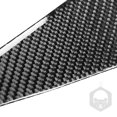 thumbnail image 4 of stanreset 2Pcs Stickers Carbon Fiber Trim Headlight Cover Accessories Eyebrows Sticker Replacement for X5 F15 2014 2018, 4 of 6