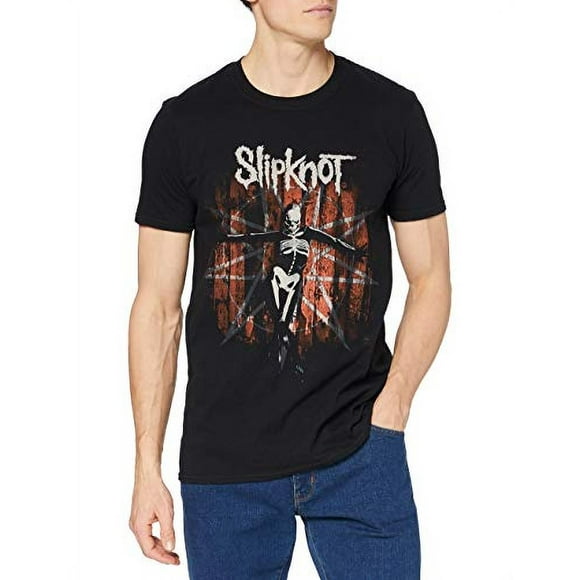 Slipknot Men's The Gray Chapter Star Short Sleeve T-shirt, Black, Large