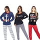 thumbnail image 2 of Dibujos de personajes de pijamas de invierno largos estampados para mujer Deng Xun unisex, 2 of 2