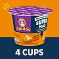 thumbnail image 2 of Annie's Super! Mac Microwave Pasta and Real Aged Cheddar Cups, 4 Count, 11.44 oz, 2 of 14