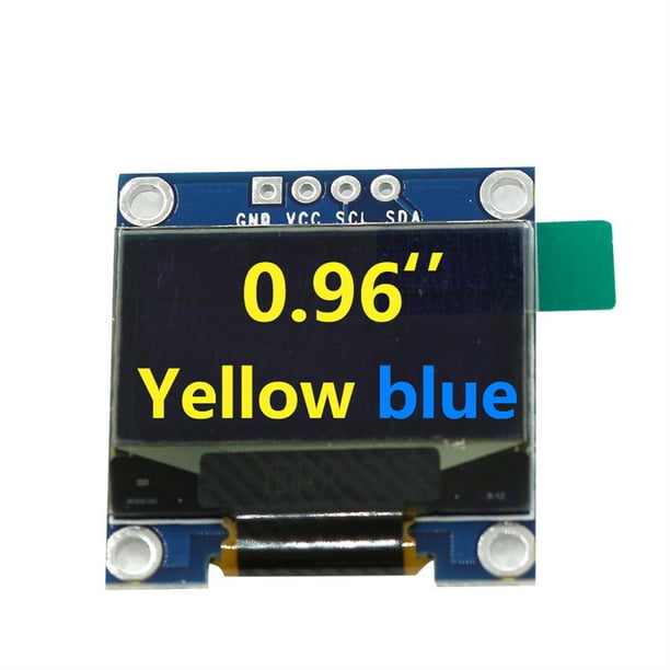Inteprter Tablero OLED Módulos de pantalla de iluminación automática de alta definición Pantallas de ferias comerciales Pantalla LED autoluminosa Electrónica Amarillo azul