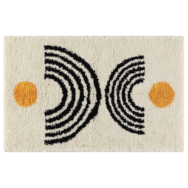 REGALWOVEN Tapete de Puerta Antideslizante Absorbente para Entrada Beige 18" x 28"