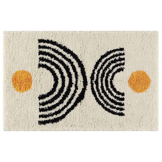 REGALWOVEN Tapete de Puerta Antideslizante Absorbente para Entrada Beige 16" x 24"