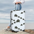 thumbnail image 4 of Uemuo Sea Turtle Printed Washable Luggage Cover - Fashion Suitcase Protector Fits 18-32 Inch Luggage -Small, 4 of 9
