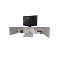 thumbnail image 2 of Mueble/repisa Flotante Minimalista para TV con 3 Puertas DECOMOBIL Muebletv/3puertas-BA/O, 2 of 4
