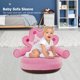 thumbnail image 1 of Funda de sofá Crown para bebé, funda de asiento de felpa para aprender a sentarse sin relleno (rosa) Tmvgtek Para estrenar, 1 of 8