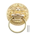 thumbnail image 4 of Aldaba de puerta con cabeza de león, estilo retro, para armario, tocador y oficina. 8 cm, 4 of 9