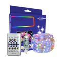 thumbnail image 1 of Qocolhg Outdoor Christmas Decorations, 15 Meters LED USB String Light, Music Sync Smart Bluetooth, With Remote Control Timer, 16 RGB Colors, Suitable For Room, Decoration Garden, Christmas Party, 1 of 9