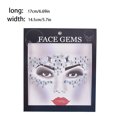 thumbnail image 4 of Vogacara DIY ojo cuerpo cara cuentas Rhinestone autoadhesivo pegatinas impermeable cristal ceja elegante uñas fiesta Festival maquillaje Tratamientos faciales Blanco Vogacara CE013630-01B, 4 of 6