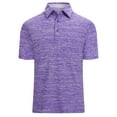 thumbnail image 3 of Demotime Men‘s Golf Shirt Moisture Wicking Quick-Dry Purple XL Short Sleeve Casual Polo Shirts for Men, 3 of 7