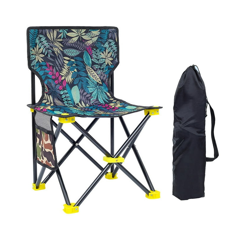 Toma Outdoor Folding Camping Chair with Back Support Storage Bag Portable  Fishing Chair Sketching Beach Travel Chair