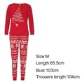 thumbnail image 4 of Conjuntos de pijamas familiares a juego para Navidad, ropa de dormir, ropa para papá, mamá, niños, estampados, regalos de Navidad, conjunto de pijamas familiares a juego, pantalones de, 4 of 5