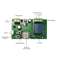 thumbnail image 4 of Remote eWeLink DC5V 12V 24V 32V Wifi Switch Wireless Relay Module Smart Home Automation Modules Phone APP Remote Control Timer Switch Alexa  Home Voice Control for Access Control, 4 of 8