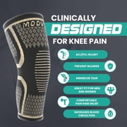 MODVEL Knee Brace, High-Copper, Medium, (2 Pack)