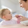 thumbnail image 3 of 5-Pack, First Stage Baby Infant Spoons, Soft Silicone Baby Spoons Training Spoon for Infant, 3 of 7