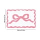 thumbnail image 3 of Alfombra de felpa con lazo rosa para San Valentín | Felpudo antideslizante de poliéster suave para dormitorio | Decoración romántica para niñas | Acogedor tapete para tocador, sala de estar, entrada, 3 of 7