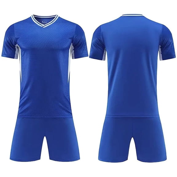 Avrnliq Boys Girls Quick Dry Soccer Uniform for Fans Soccer Jersey Shorts Athletic Uniform for Training & Outdoor Play,Size 7 T