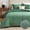 Green, variant on Sleep Zone 85gsm Cationic Microfiber Comforter Set, Luxury Ultra Soft All Season Bedding, Twin/Twin-XL Brown