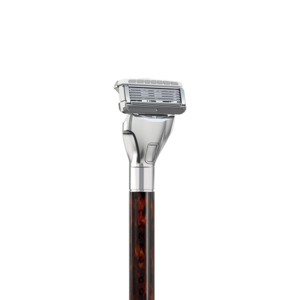 Cremo Tortoise Razor + 2 Refills & Moisturizing Shaving Cream for Men, Sandalwood Scent Variety Pack