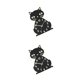 thumbnail image 1 of Matsuzay Unfinished Elephant Wall Clock Office Battery Operated Wooden Hanging Type1 NO1, 1 of 1