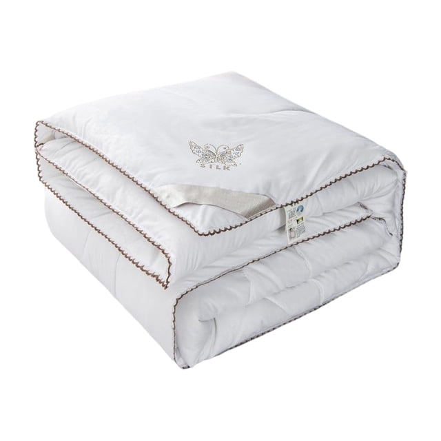 Billuyoard Colcha de aire acondicionado de verano, colcha lavable de repuesto, manta de seda refrescante de Color sólido para viajes, Camping, 180*220cm Juegos de cama Blanco Billuyoard HA071912-04
