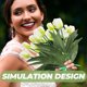 thumbnail image 4 of KAKOWELY 2 ramos de tulipanes artificiales de tacto real, realistas., 4 of 4