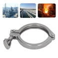 thumbnail image 4 of Pipe Fixing Clip, Precise 304 Stainless Steel Sanitary Clamp Hard Wearing With Wing Nut For Power Industry Type 51,Type 57,Type 60,Type 63,Type 76, 4 of 8
