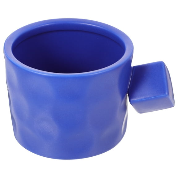 MEIBUTYUP Coffee Cup Blue Ceramic 1Set 5.3x3.7x3in