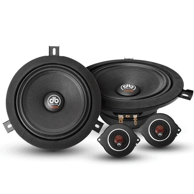 Set de Medios Rangos para Jeep DB Drive WDX65C-JP 500 Watts 6.5 Pulgadas 4 Ohms 250 Watts RMS DB Drive WDX65CJP