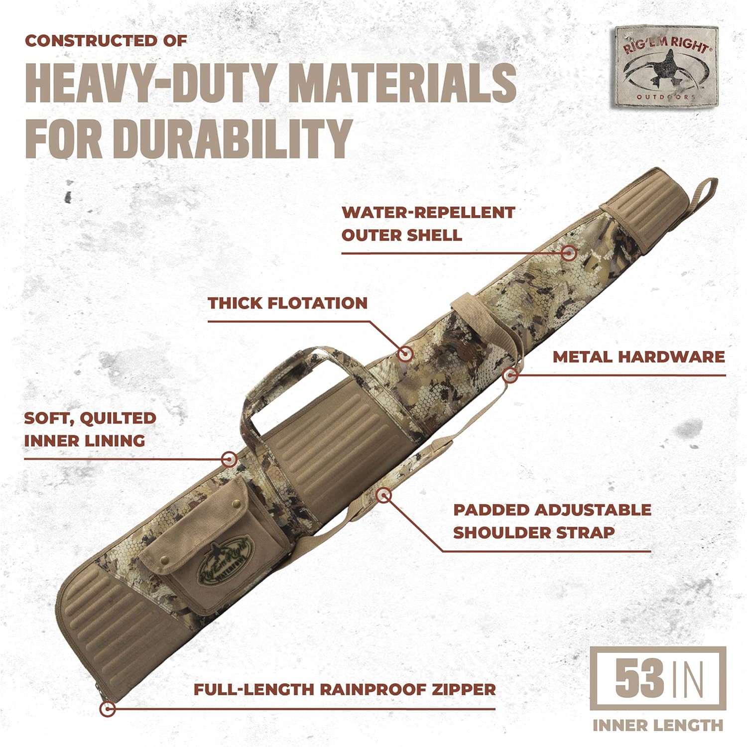 Rig Em' Right Nitro Deluxe Floating Gun Case - 093-M