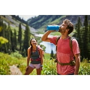 Hydro Flask Water Bottle - Stainless Steel & Vacuum Insulated - Wide Mouth 2.0 with Straw Lid - 20 oz, Hibiscus