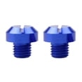 thumbnail image 2 of jinwen 2 Pcs M10x1.25 Rearview Mirrors Thread Hole Plug Screw Bolts - Blue Positive, 2 of 9