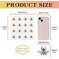 thumbnail image 2 of 128Pcs Bumble Bee Stickers Planner Stickers Self-Adhesive Decals Waterproof DIY for Crafts Water Bottles Phone Laptop, 2 of 9
