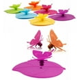 thumbnail image 3 of VONTER Silicone Cup Lids Set of 6 Cute Butterfly shape Silicon Cup Lids, Anti-Dust Airtight Mug Covers for Hot and Cold Beverages Food Grade Silicone Cup Covers Lids Seal for Coffee Mugs, 3 of 15