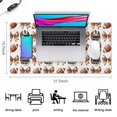 thumbnail image 5 of Long Mouse Pads for Desk,Football Helmets with Bows Pattern Desk Mats on Top Of Desks, Desk Mouse Pad Extra Large with 3mm Non-Slip Base and Stitched Edge for Gaming,Office,Work,Home 31.5"x15.7", 5 of 6