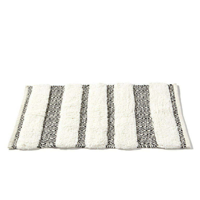 Buy Natural Stripe Bath Mat from Next USA