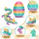 thumbnail image 4 of Huevos de dragón mini impresos en 3D bgezxuy, 12 piezas, juguetes antiestrés, 4 of 7