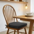 thumbnail image 6 of U-Shaped Chair Seat Cushion with Ties & Removable Cover High Density Foam Seat Pad Non- Seat Cover High-Resilience Washable Chair Pad Cushion for Patio Dining Kitchen Desk Chairs, 6 of 6