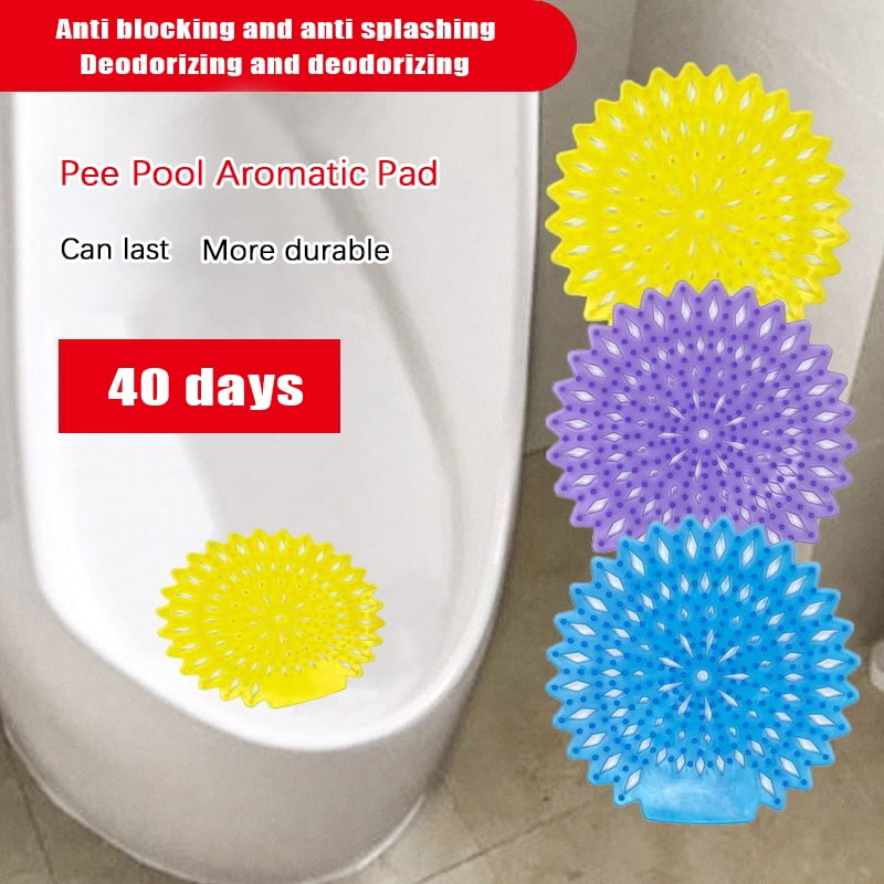 (Purple)Urine Bucket Pad Urinal Screen Washroom Odor Eliminator