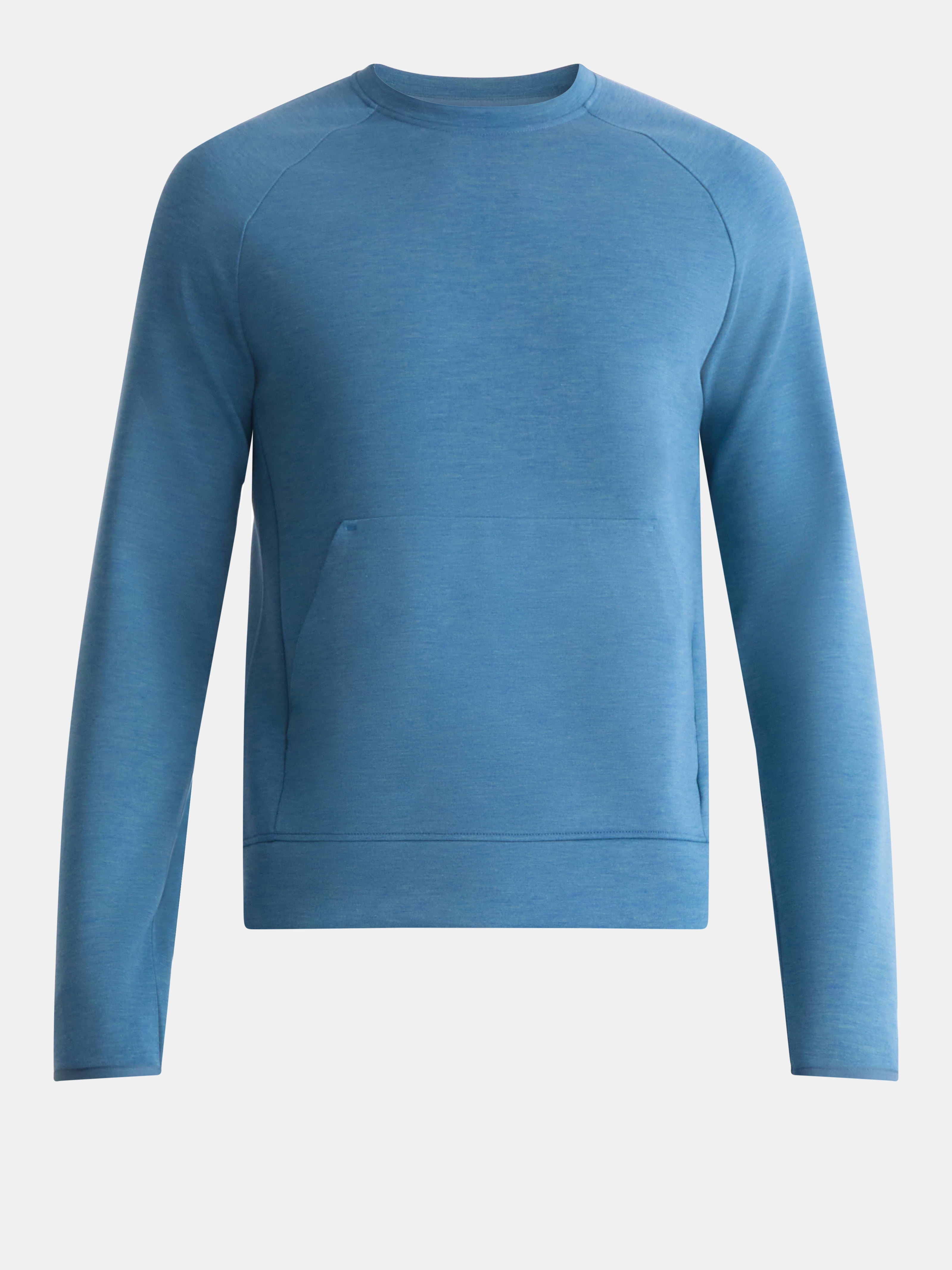 Athletic Works Men's and Big Men's Fusion Double Knit Crewneck Sweatshirt, Sizes S-5XL