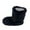 Black, variant on Womens Bootie Slippers Cozy House Shoes with Memory Foam Anti-Slip Sole Plush Indoor Outdoor Slippers