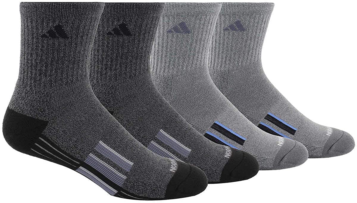 Adidas Men's Performance High Quarter Socks 4-Pack photo 1