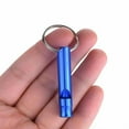 thumbnail image 2 of 12 pcs  Aluminum Alloy Multifunction Whistle Mini Emergency Hiking Camping Survival Whistle（random color）, 2 of 7