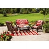Better Homes and Gardens Lake Merritt 4-Piece Outdoor Conversation Set, Floral