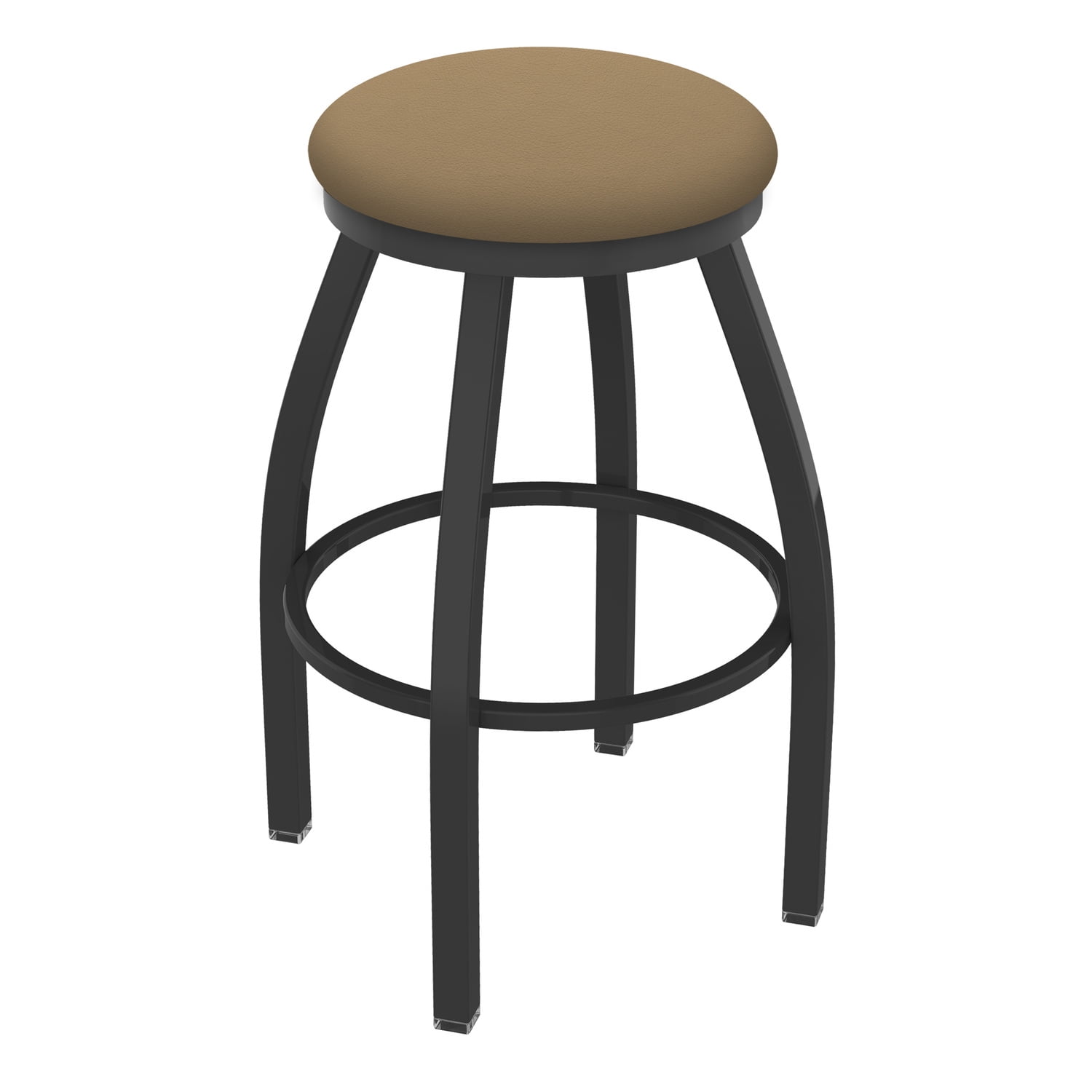 820 Catalina 25" Counter Stool with Pewter Finish Allante  Seat and 360 swivel 