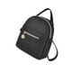 thumbnail image 1 of Qarigey de cuero PU a prueba de polvo, de moda, bolso de hombro ligero, de regalo de gran capacidad para viajes de mujer Mochilas Negro, 1 of 6