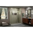 thumbnail image 5 of DreamLine Unidoor-X 58 1/2 in. W x 30 3/8 in. D x 72 in. H Frameless Hinged Shower Enclosure in Brushed Nickel, 5 of 12
