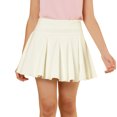 thumbnail image 1 of Allegra K Minifalda Corta Plisada Skater Para Mujer Blanco XS, 1 of 6